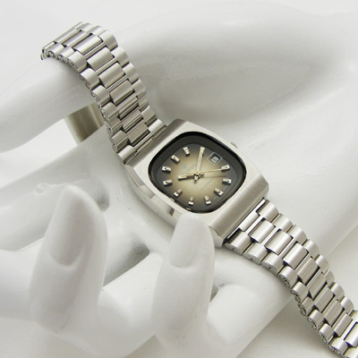 ゾディアック オートマチック デイト ブラウングラデーション文字盤 レディースウオッチ デッドストック