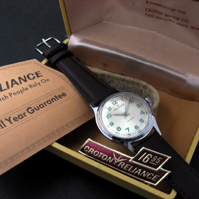 クロトン RELIANCE アラビア数字インデックス ボーイズサイズ 美品 02