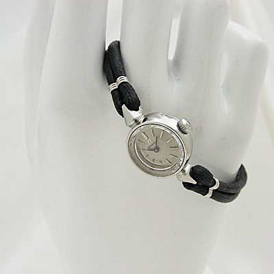 オメガ SSケース プリズム風防 レディースウオッチ 分解掃除済み