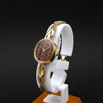 ウィットナー ウッドフェイス レディースウオッチ デッドストック