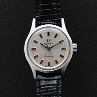 オメガ ジュネーブ レディースウオッチ シルバー文字盤 分解掃除済み デッドストック