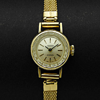 ティソ サフィール プリズム風防 レディースウオッチ 分解掃除済み