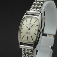 オメガ コンステレーション レクタンギュラーケース バブルブレス レディースウオッチ