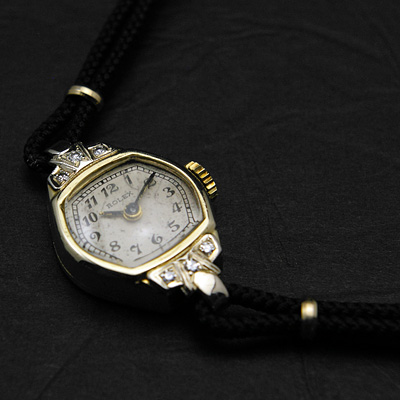 ロレックス 14K ダイヤ装飾 オリジナルダイアル レディースウオッチ 分解掃除済み 02