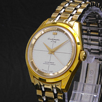 セイコー セイコーマチック レディ シルバーダイアル クロスライン コンビ デッドストック