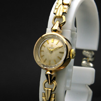 オメガ レディースアンティークウオッチ プリズム風防 エクステンションブレス