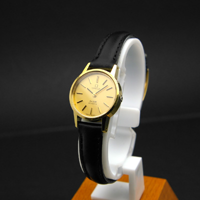 オメガ デ・ビル レディースウオッチ シャンパンゴールドダイアル クオーツ ヴィンテージ