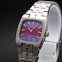 ウォルサム エル・モンツァ パープルグラデーション文字盤 レディースウオッチ デッドストック