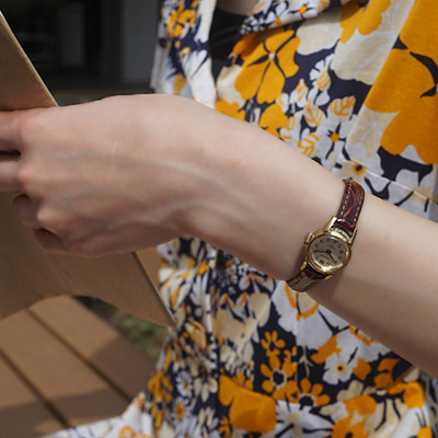 ウォルサム 手巻き腕時計 レディースアンティークウオッチ アラビア数字インデックス 06