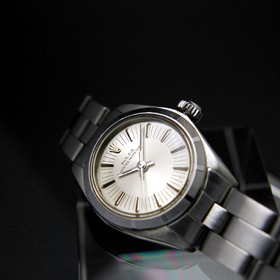 ロレックス オイスターパーペチュアル レディース シルバー文字盤 Ref.6723 1974年製 分解掃除済み 02