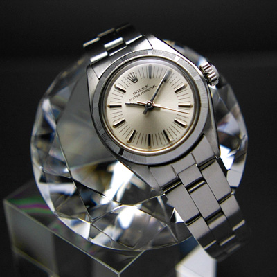 ロレックス オイスターパーペチュアル レディース シルバー文字盤 Ref.6723 1974年製 分解掃除済み 03