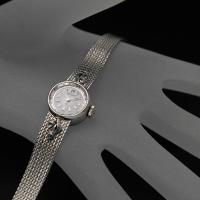 ハミルトン ラウンドケース ブレス一体型 カメレオン風 レディースアンティークウオッチ 03