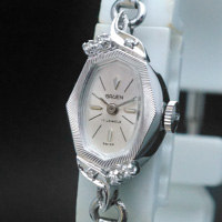 グリュエン レディースアンティークウオッチ オクタゴナルエングレイブドベゼル デッドストック