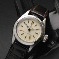 チュードル オイスター バラ シルバーホワイトダイアル Ref.7935 レディースアンティークウオッチ