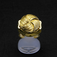 ヒルトン リングウオッチ カバード レディースアンティークウオッチ 分解掃除済み