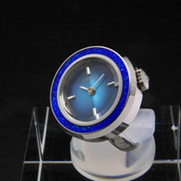 シチズン リングウオッチ ブルーグラデーションダイアル レディースアンティークウオッチ デッドストック