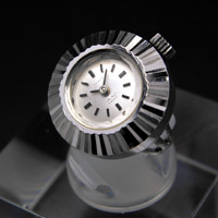 オリエント リングウオッチ ピラミッドベゼル レディースアンティークウオッチ