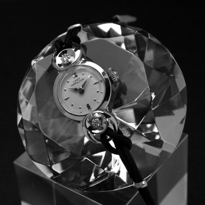 ハミルトン レディーハミルトン ラウンドシェイプ 14KWGケース ダイヤ装飾 レディースアンティークウオッチ 03