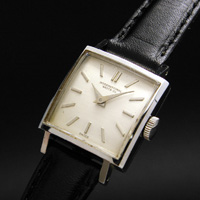 IWC スクエア シルバーダイアル 手巻き レディースアンティークウオッチ