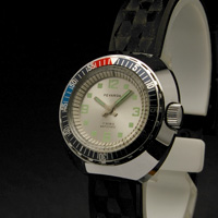 ペファンダ ダイバーズ シルバーダイアル レディースアンティークウオッチ 良品