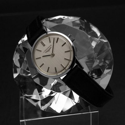 ロンジン 手巻き レディースアンティークウオッチ シルバーダイアル デッドストック 02