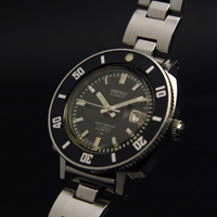 セイコー ダイバーズ ブラックダイアル レディースアンティークウオッチ Ref.2205-0240