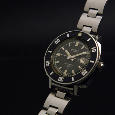 セイコー ダイバーズ ブラックダイアル レディースアンティークウオッチ Ref.2205-0240