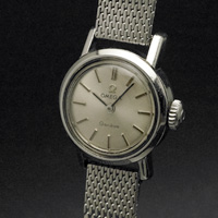 オメガ ジュネーブ シーマスター シルバーダイアル レディースアンティークウオッチ