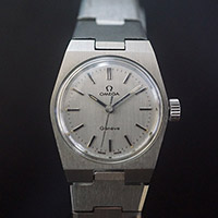 オメガ ジュネーブ シルバーダイアル 手巻き レディースアンティークウオッチ 美品