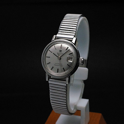 ティソ シースター セブン デイト オートマチック シルバーダイアル レディースアンティークウオッチ 03