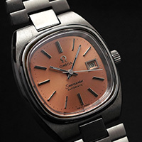 オメガ シーマスター ピンクダイアル オートマチック レディースアンティークウオッチ