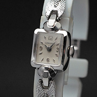 ロンジン スクエアフェイス 手巻き レディース アンティークウオッチ