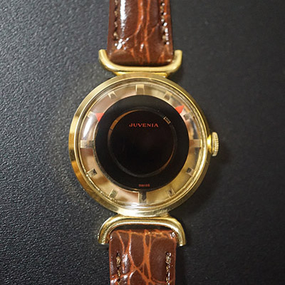 ジュベニア ミステリーダイアル 手巻き レディース アンティークウオッチ デッドストック