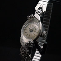 グリュエン 10KRGP レディースアンティークウオッチ エクステンションブレスレット