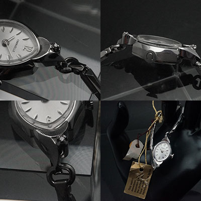 キャラベル 手巻き シルバーダイアル レディース アンティークウオッチ デッドストック 03