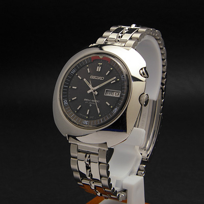 セイコー ベルマチック ビッグケース グレーダイアル アラーム腕時計 アンティークウオッチ 01